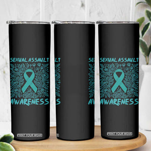Sexual Assault Awareness Month Skinny Tumbler TS14 Print Your Wear