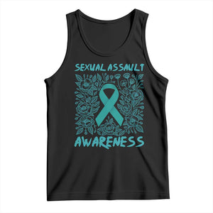 Sexual Assault Awareness Month Tank Top TS14 Black Print Your Wear