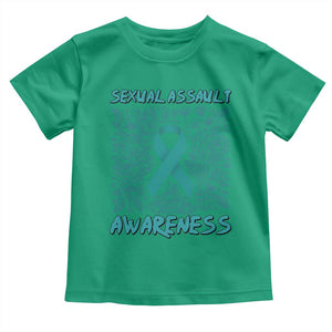Sexual Assault Awareness Month Toddler T Shirt TS14 Irish Green Print Your Wear