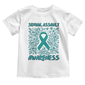 Sexual Assault Awareness Month Toddler T Shirt TS14 White Print Your Wear
