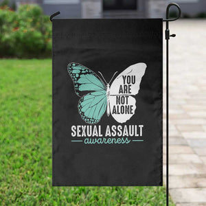 April Sexual Assault Awareness Garden Flag Teal Ribbon Flower TS14 Print Your Wear