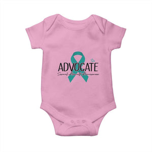 Sexual Assault Awareness Advocate Baby Onesie TS14 Light Pink Print Your Wear