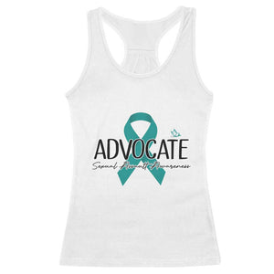 Sexual Assault Awareness Advocate Racerback Tank Top TS14 White Print Your Wear