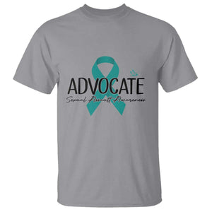 Sexual Assault Awareness Advocate T Shirt TS14 Sport Gray Print Your Wear