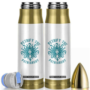 Sexual Assault Awareness Bullet Tumbler Petrify The Patriarchy Medusa Feminism TS14 White Print Your Wear