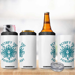 Sexual Assault Awareness 4 in 1 Can Cooler Tumbler Petrify The Patriarchy Medusa Feminism TS14 Print Your Wear