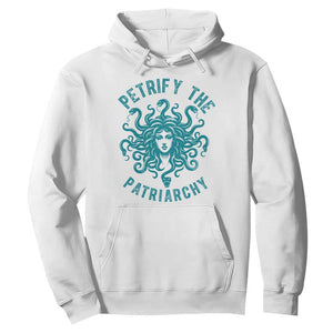 Sexual Assault Awareness Hoodie Petrify The Patriarchy Medusa Feminism TS14 White Print Your Wear