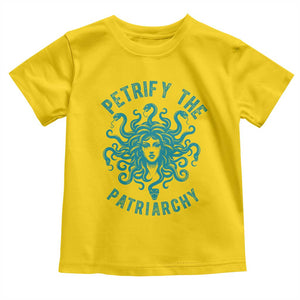 Sexual Assault Awareness Toddler T Shirt Petrify The Patriarchy Medusa Feminism TS14 Daisy Print Your Wear