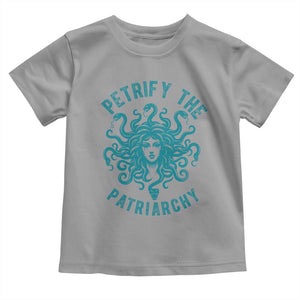 Sexual Assault Awareness Toddler T Shirt Petrify The Patriarchy Medusa Feminism TS14 Sport Gray Print Your Wear