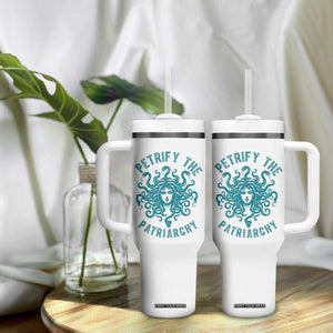 Sexual Assault Awareness Tumbler With Handle Petrify The Patriarchy Medusa Feminism TS14 Print Your Wear
