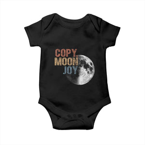 Copy Moon Joy Baby Onesie Funny Lunar Quote Graphic TS14 Black Print Your Wear