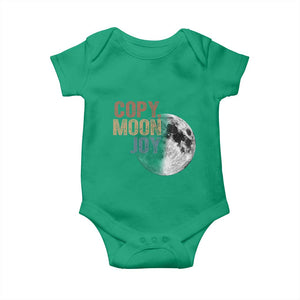 Copy Moon Joy Baby Onesie Funny Lunar Quote Graphic TS14 Irish Green Print Your Wear