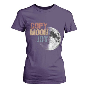 Copy Moon Joy T Shirt For Women Funny Lunar Quote Graphic TS14 Purple Print Your Wear