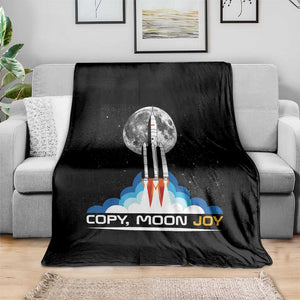 Copy Moon Joy Throw Blanket Rocket Launch Full Moon TS14 Print Your Wear