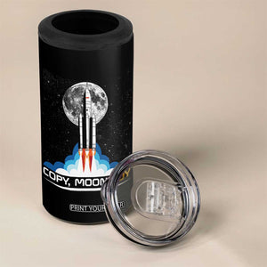 Copy Moon Joy 4 in 1 Can Cooler Tumbler Rocket Launch Full Moon TS14 Print Your Wear