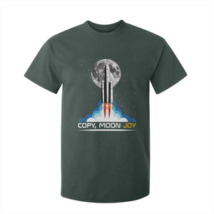 Copy Moon Joy T Shirt For Kid Rocket Launch Full Moon TS14 Dark Forest Green Print Your Wear