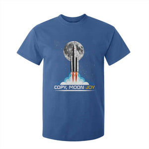 Copy Moon Joy T Shirt For Kid Rocket Launch Full Moon TS14 Royal Blue Print Your Wear