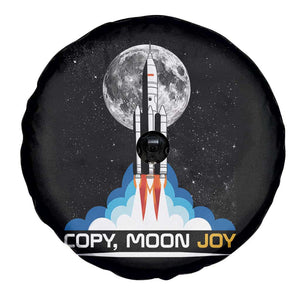 Copy Moon Joy Spare Tire Cover Rocket Launch Full Moon TS14 Print Your Wear