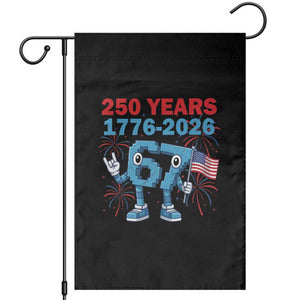 250th America Anniversary Garden Flag Funny Italian Brainrot Meme 4th of July TS14 Black Print Your Wear