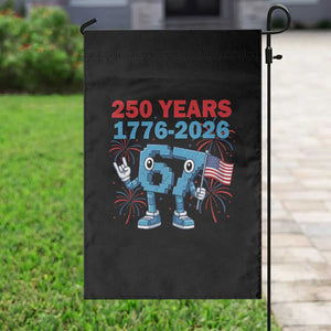 250th America Anniversary Garden Flag Funny Italian Brainrot Meme 4th of July TS14 Print Your Wear