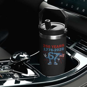 250th America Anniversary Flip Straw Tumbler Funny Italian Brainrot Meme 4th of July TS14 Print Your Wear