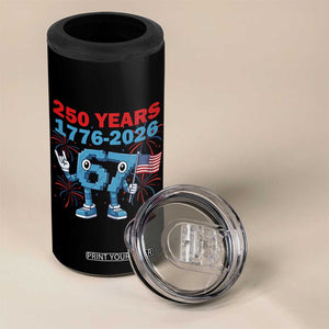 250th America Anniversary 4 in 1 Can Cooler Tumbler Funny Italian Brainrot Meme 4th of July TS14 Print Your Wear