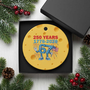 250th America Anniversary Ceramic Ornament Funny Italian Brainrot Meme 4th of July TS14 1pc Yellow Cheese Print Your Wear