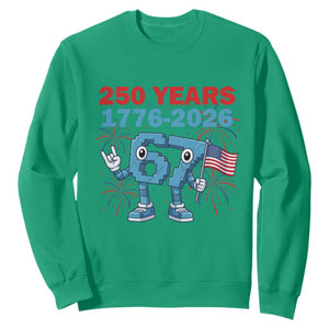 250th America Anniversary Sweatshirt Funny Italian Brainrot Meme 4th of July TS14 Irish Green Print Your Wear
