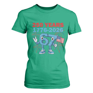 250th America Anniversary T Shirt For Women Funny Italian Brainrot Meme 4th of July TS14 Irish Green Print Your Wear