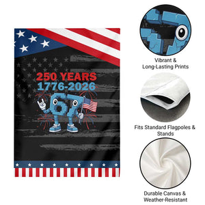 250th America Anniversary Patriotic Garden Flag Funny Italian Brainrot Meme 4th of July