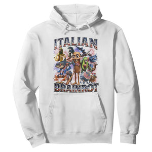 Funny Italian Brainrot Meme 4th of July Hoodie TS14 White Print Your Wear