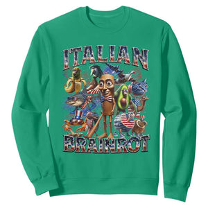 Funny Italian Brainrot Meme 4th of July Sweatshirt