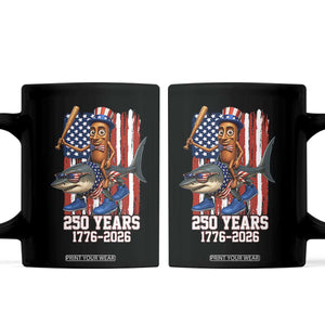 250th America Anniversary Coffee Mug Funny Tung Tung Tung Sahur Tralalero Tralala 4th of July