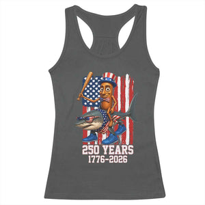 250th America Anniversary Racerback Tank Top Funny Tung Tung Tung Sahur Tralalero Tralala 4th of July