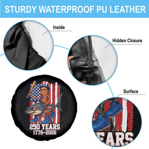250th America Anniversary Spare Tire Cover Funny Tung Tung Tung Sahur Tralalero Tralala 4th of July