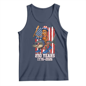 250th America Anniversary Tank Top Funny Tung Tung Tung Sahur Tralalero Tralala 4th of July