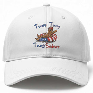 Tung Tung Tung Sahur Italian Brainrot 4th of July Baseball Cap
