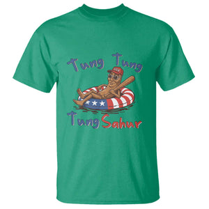 Tung Tung Tung Sahur Italian Brainrot 4th of July T Shirt