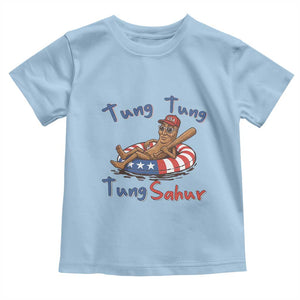 Tung Tung Tung Sahur Italian Brainrot 4th of July Toddler T Shirt