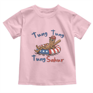 Tung Tung Tung Sahur Italian Brainrot 4th of July Toddler T Shirt