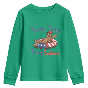 Tung Tung Tung Sahur Italian Brainrot 4th of July Youth Sweatshirt