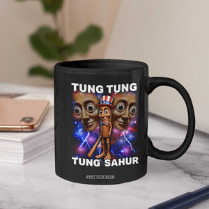 Tung Tung Sahur Italian Brainrot 4th Of July Meme Coffee Mug TS14 Print Your Wear