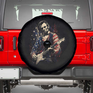 Abraham Lincoln Playing Guitar 4th of July Spare Tire Cover TS14 Black Print Your Wear