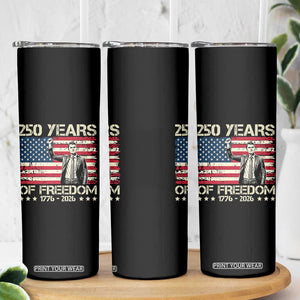 America 250 Years Skinny Tumbler Charlie Kirk American Flag Freedom TS14 Print Your Wear