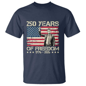 America 250 Years T Shirt Charlie Kirk American Flag Freedom TS14 Navy Print Your Wear