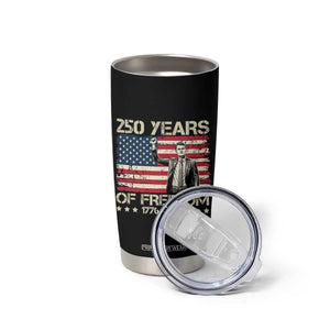 America 250 Years Tumbler Cup Charlie Kirk American Flag Freedom TS14 Print Your Wear
