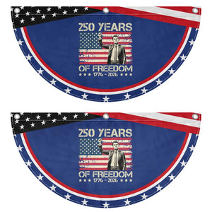 America 250 Years Patriotic Fan Flag Charlie Kirk American Flag Freedom