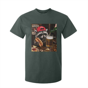 Patriotic USA Raccoon Drinking Beer T Shirt For Kid 4th of July Meme