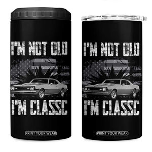 I'm Not Old I'm Classic 4 in 1 Can Cooler Tumbler Retro American Muscle Car Classic USA