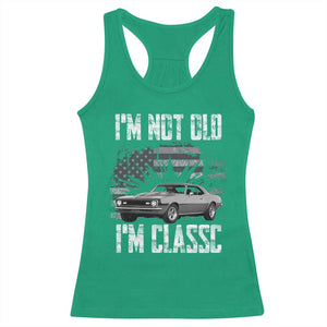 I'm Not Old I'm Classic Racerback Tank Top Retro American Muscle Car Classic USA